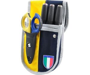 Intercable 19136-CV - Marsupio da elettricista Gialloblu - Hellas Verona FC - con Giraviti SLIM e Forbice F1