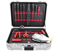 Intercable AO1415 Valigia in Alluminio Alu, Argento