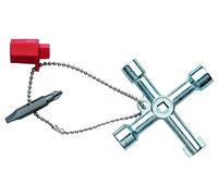 Intercable AV9310 Chiave Universale Armadi, Argento