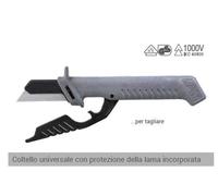 Intercable Coltello universale con protezione della lama incorporata