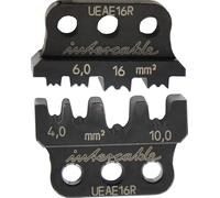 Intercable MPU UEAE16R 4 - 16 mm², 2 x 2,5 mm², pressa rotonda per manicotti, ganasce a pressione, pinza crimpatrice, ganasce di serraggio