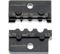 Intercable MPU UER2 - Inserto pressa per capicorda e connettori, 0,5 - 2,5 mm², ganasce di serraggio