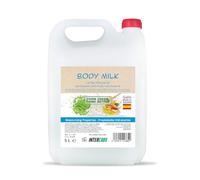 Intercabo - Body Milk con Aloe Vera e Latte di Mandorle - caraffa da 5 litri - emulsione idratante per corpo - uso professionale per hotel, spa, centri benessere - idratazione quotidiana