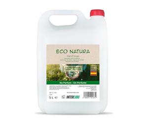 Intercabo - Sapone Mani Liquido 5 L Eco Natura • Ricarica Senza Profumo per Dispenser • Detergente Delicato per Tutti i Tipi di Pelle • Ideale per Hotel, Uffici, Scuole e Ambienti Professionali