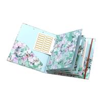 Intercalari per raccoglitori con schede, etichette per cartelle di file - Raccoglitore portatile a 3 anelli antiaderente | Forniture per ufficio in formato lettera, forniture per scuola ricaricabili