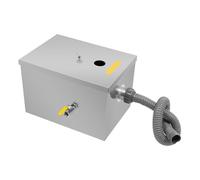 Interceptor - Separatore di grasso in acciaio inox, 20 l, per lavello, separatore per filtro dell'olio, per ristorante, cucina, hotel, caffè, design rimovibile, 35 x 25 x 23 cm