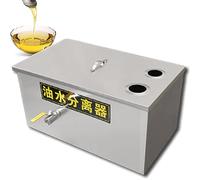 Intercettore commerciale per grasso - separatore di olio e acqua per rifiuti di ristorazione - previene gli intasamenti dei tubi e mantiene i servizi igienico-sanitari