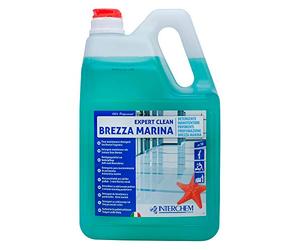 Interchem EXBRK5X4 Expert Clean Brezza Marina Detersivo Manutentoreper Pavimenti Superconcentrato Profumato, 4 Taniche da 5 kg