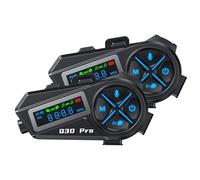 Intercom Moto Walkie Talkie 2 pers 500 M vivavoce auricolare Bluetooth Cancellazione Rumore CVC Sistema di Citofono Wireless 5.4 con Radio IP65 Impermeabile Intercom-Moto-Interfone-Casco-2 Pack