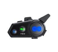 Intercom Moto Walkie Talkie 8 pers 1500M vivavoce auricolare Bluetooth Cancellazione Rumore CVC Sistema di Citofono Wireless 5.4 con Radio IP65 Impermeabile Intercom-Moto-Interfone-Cuffie-1 Pack