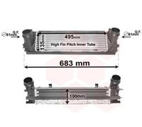 Intercooler 06004467 VAN WEZEL per BMW