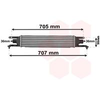 VAN WEZEL 17004319 Intercooler