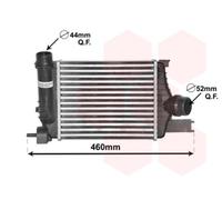 Intercooler 43004602 VAN WEZEL per RENAULT DACIA