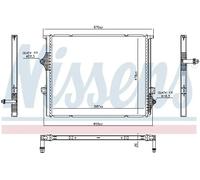 Intercooler 606397 NISSENS per BMW 3 Touring 4 Coupé 4 Gran Coupe 4 Cabriolet 1