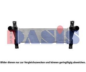 Intercooler A Fini Lamelle Saldato Compatibile Per Ford Ranger TKE 670x200x36