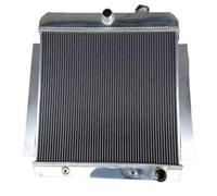Intercooler a Montaggio Compatibile Con Chevy Per GMC 100 1955 1956 1957 1958 1959 Radiatore Alluminio A 3 File Pezzi Ricambio Riparazione