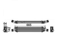 Intercooler A4 8K2 2008-2015 A5/A6/ Q5 8K0145805P
