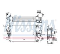 Intercooler Ad Aria Alluminio Adatto Per Opel Meriva B Monovolume