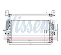 Intercooler Ad Aria Alluminio Adatto Per VW Transporter IV Bus