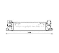 Intercooler Ad Aria Alluminio Compatibile Per BMW 1 Serie 3 Serie Touring