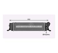 Intercooler Ad Aria Alluminio Compatibile Per Hyundai H-1 Travel TQ