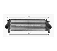 Intercooler Ad Aria Alluminio Compatibile Per Jeep Grand Cherokee IV