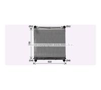Intercooler Ad Aria Alluminio Compatibile Per Land Rover Range LM LS