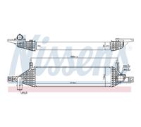 Intercooler Ad Aria Alluminio Compatibile Per Nissan Qashqai +2 I