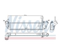 Intercooler Ad Aria Alluminio Compatibile Per Renault Kangoo KC0/1 FC0/1