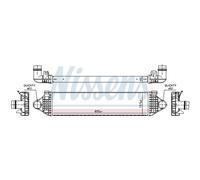 Intercooler Ad Aria Alluminio Compatibile Per Volvo V40 Hatchback