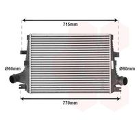VAN WEZEL 01004096 Intercooler