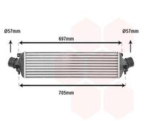 VAN WEZEL 01004118 Intercooler