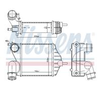 NISSENS 96653 Intercooler