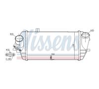 NISSENS 96539 Intercooler