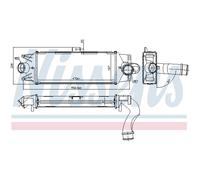 Intercooler Ad Aria Alluminio Per Iveco Daily IV Pritsche/Fahrgestell