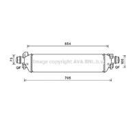 Intercooler Ad Aria Alluminio Per Opel Mokka/Mokka X Chevrolet Trax