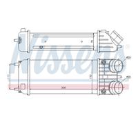 Intercooler Ad Aria Alluminio Per Peugeot 207 CC WD_ WA_ WC_ WK_