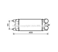 PRASCO PEA4365 Intercooler