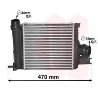 Intercooler Ad Aria Alluminio Per Renault Clio IV BH_ Captur J5_ KH_