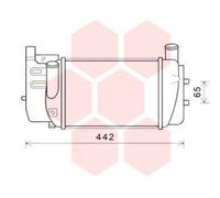 Intercooler Ad Aria Alluminio Per Toyota Yaris NLP13 NSP13 NCP13