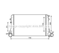 Intercooler Ad Aria Alluminio Per VW Golf VI 5K1 Beetle 5C1 5C2 1K2