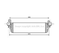 Intercooler Ad Aria Alluminio Per VW Multivan V 7HM 7HN 7HF 7EF 7EM
