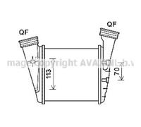 Intercooler Ad Aria Alluminio Per VW Passat Variant 3B6 3B3 3U4