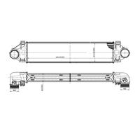 Intercooler Ad Aria Compatibile Per Volvo S60 II 134 V60 155 157 156