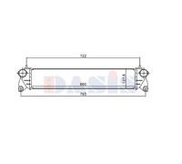 Intercooler Adatto Per Fiat Sedici FY Suzuki SX4 GY 660x128x50