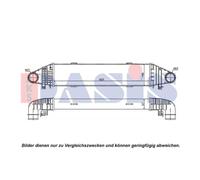 Intercooler Adatto Per Mercedes-Benz T-Modello S204 W204 X204