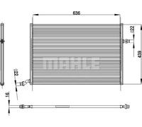 MAHLE ORIGINAL CIR 26 000P Radiatore bassa temperatura, Intercooler