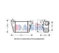 Intercooler Alette Saldato Compatibile Per VW New Beetle 9C1 1C1 1Y7