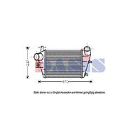 AKS DASIS Intercooler per ALFAROME/FIAT/LANCI 017000N
