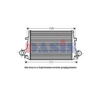 Intercooler Alette Saldato Per Alfa Romeo 159 Sportwagon Spider